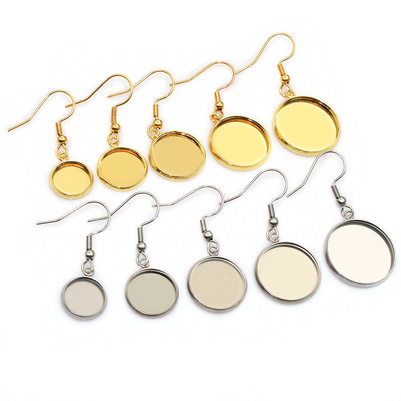 Jewelry Making Tray - 10pcs 8-30mm Inner Size Cabochons Blank