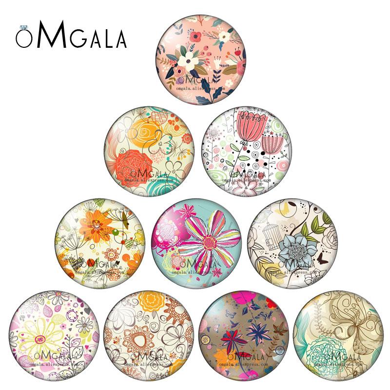 Jewelry Making Drawing - Fashion Spring Flowers Art Drawings Patterns