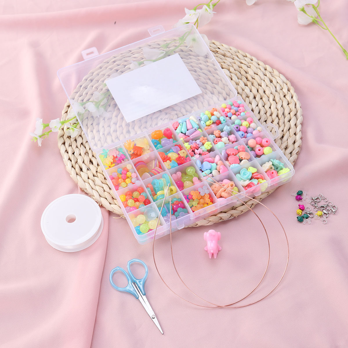 Jewelry Making Kits For Kids - 520Pcs DIY Beads Set for Jewelry