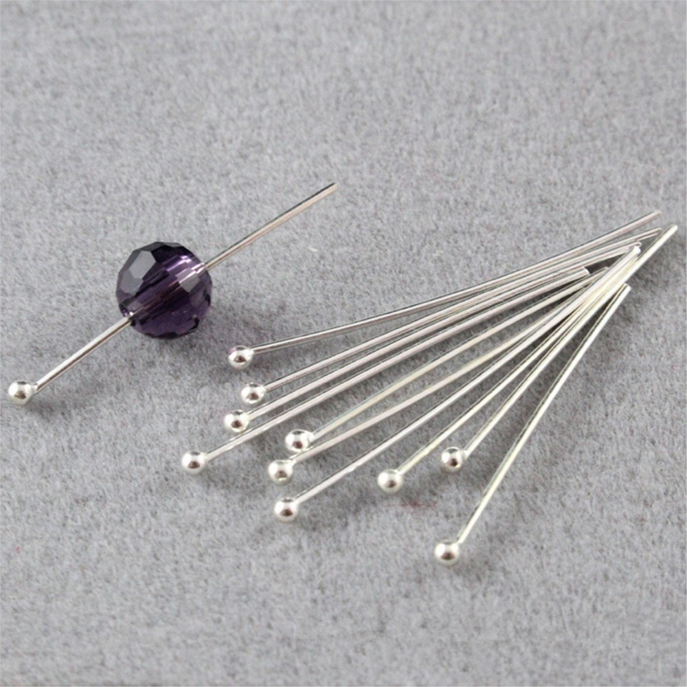 Jewelry Making Head Pins - 100pcs Round Ball Head Pins Flexible