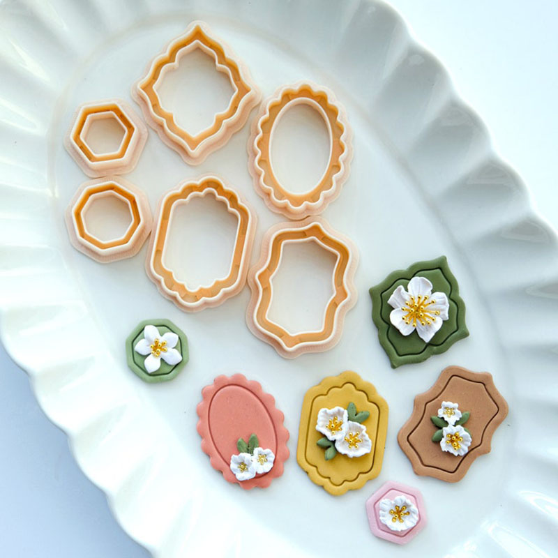 Jewelry Making Hand Tools - Frame Shape Polymer Clay Cutters |