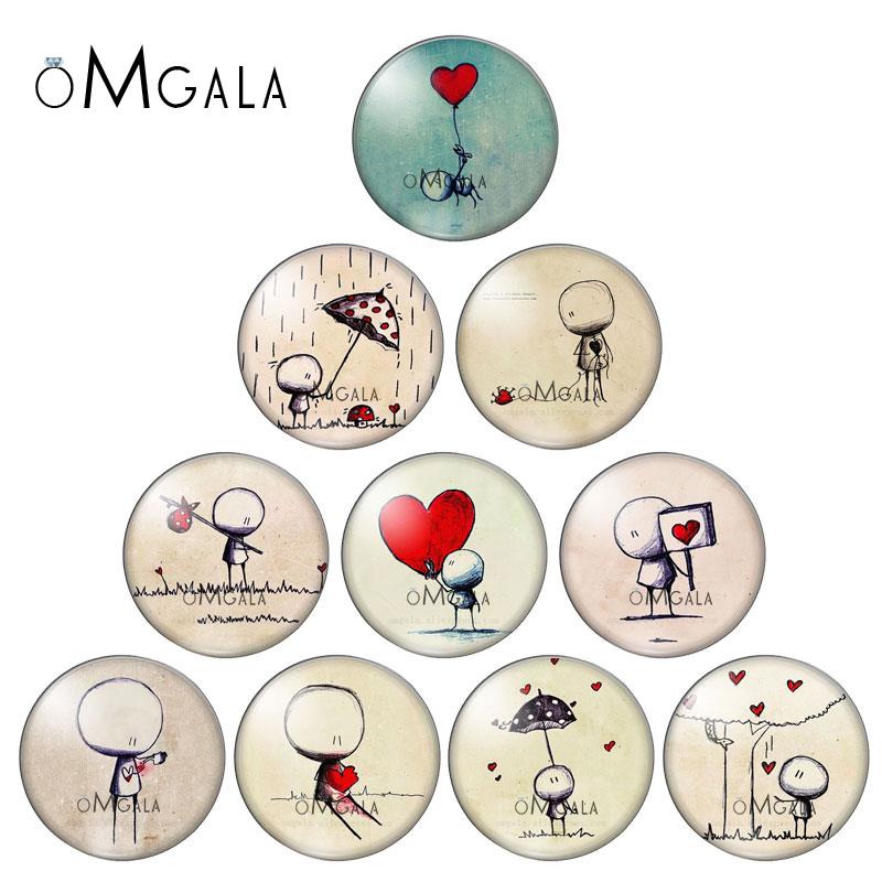 Jewelry Making Drawing - Simple drawings of puppet and love
