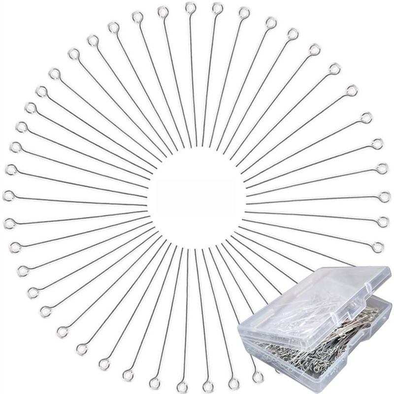 Jewelry Making Head Pins - A01F-Hot 300 Pcs 1.6 Inch 304
