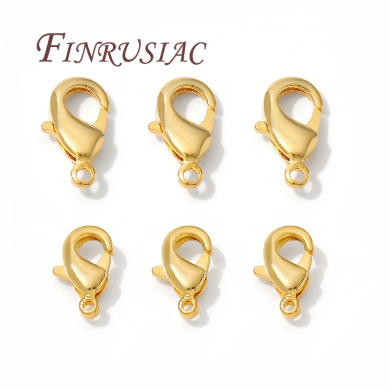 Jewelry Making Kit For Adults - 10mm 12mm 18K Gold Plated Lobster
