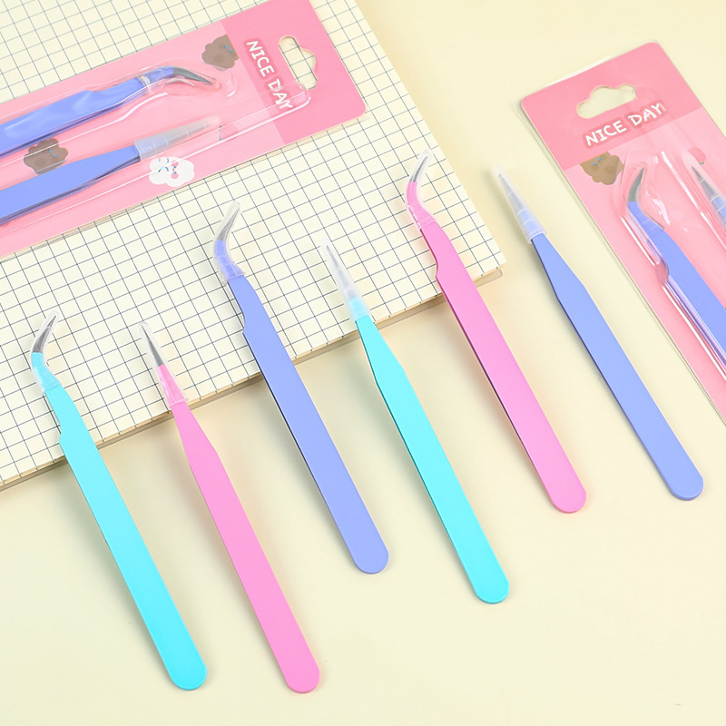Jewelry Making Hand Tools - 6pcs Tweezers Set - Angle and