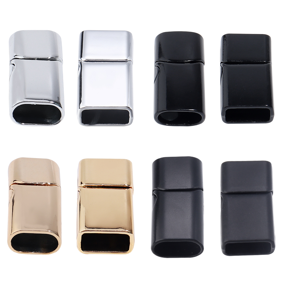 Jewelry Making Kit For Adults - 5Pcs Alloy Magnetic Clasps Round Square