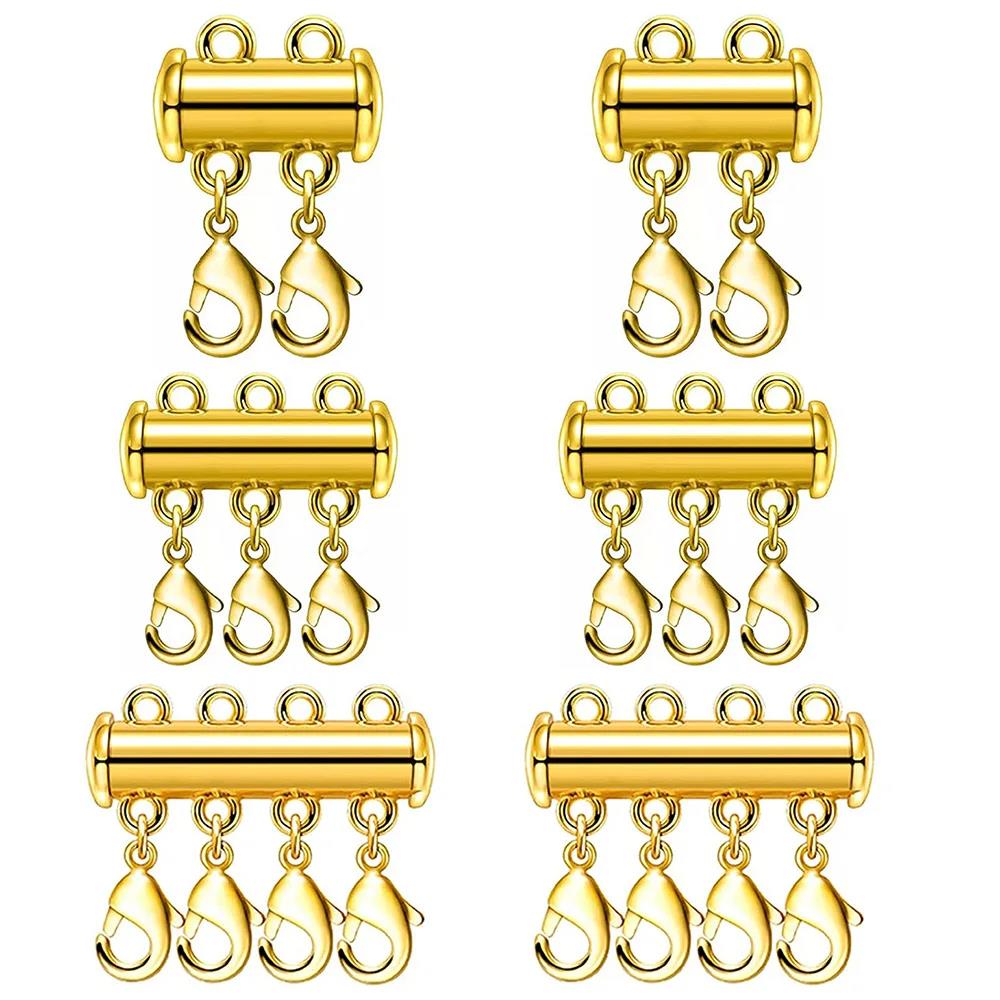 Jewelry Making Kit For Adults - 2pcs Multi Strand Necklace Layer Lobster