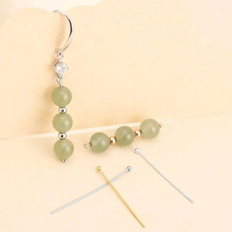 Jewelry Making Head Pins - 100pcs Stainless Steel Ball Pins Silver
