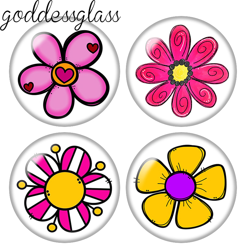 Cartoon drawing Flowers Cute 1 - Jewelry Making Drawing review and price