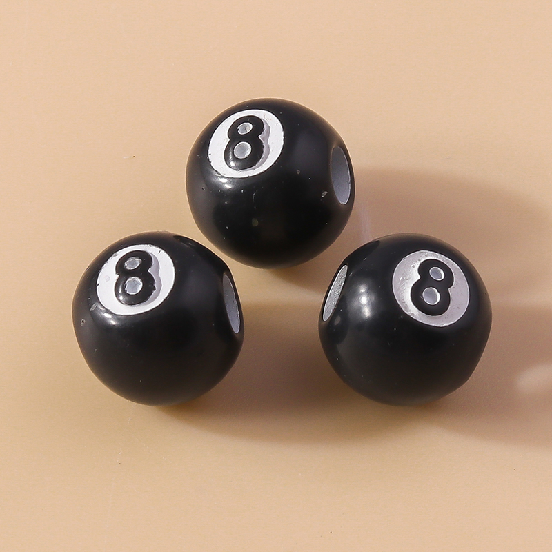 50pcs Resin 3D Black No 8 Bill - Jewelry Making Table review and price