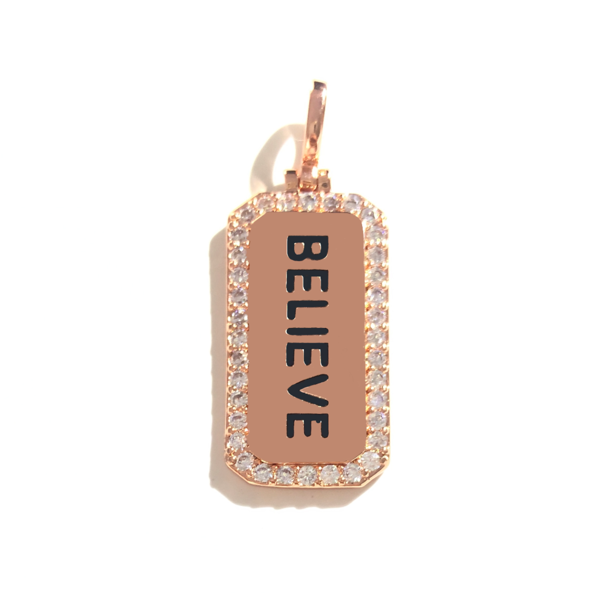 5pcs BELIEVE Word Tag Charm Re - Jewelry Making Quotes review and price
