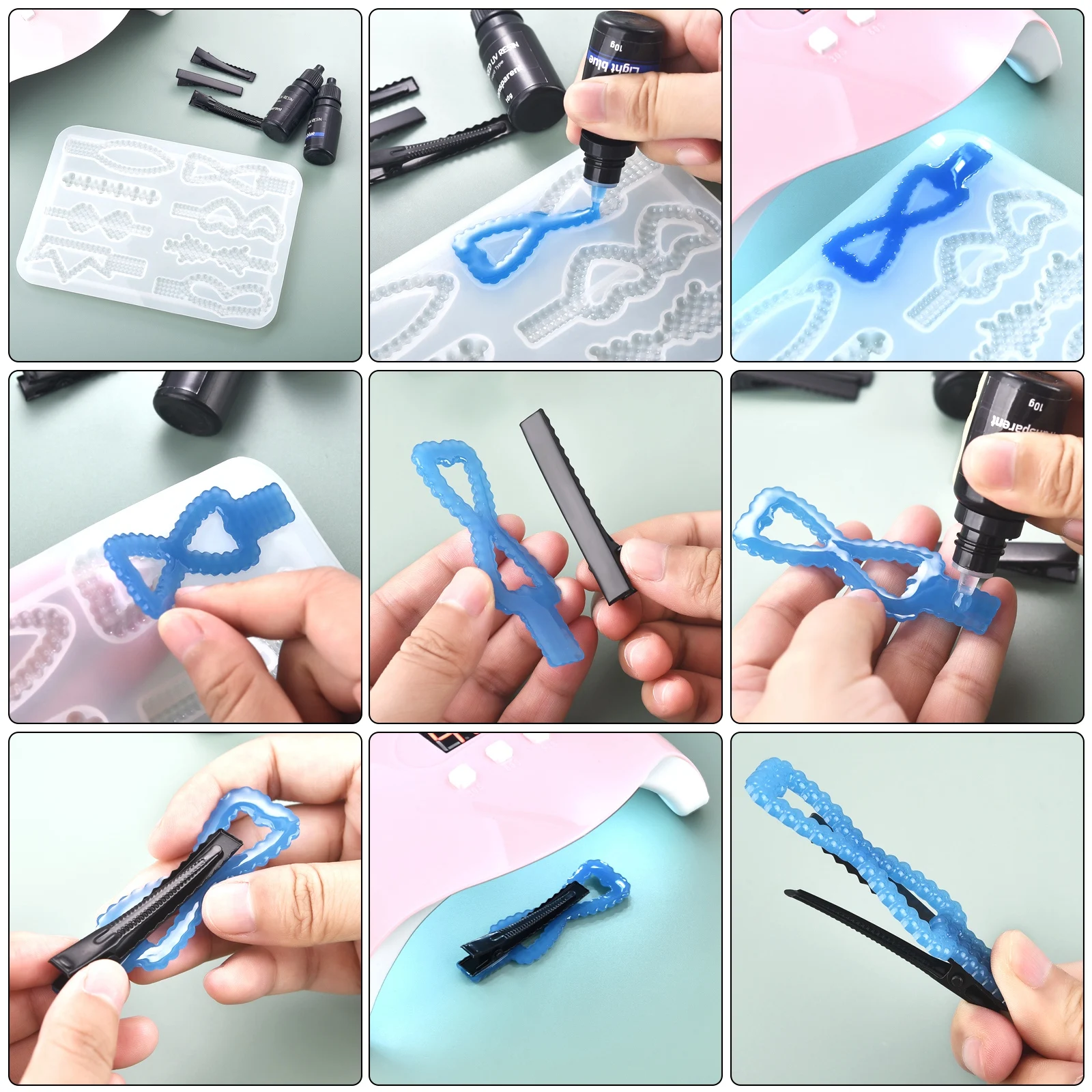 17 Colors UV Resin Glue 10ml E - Jewelry Making Uv Resin Kit review and price