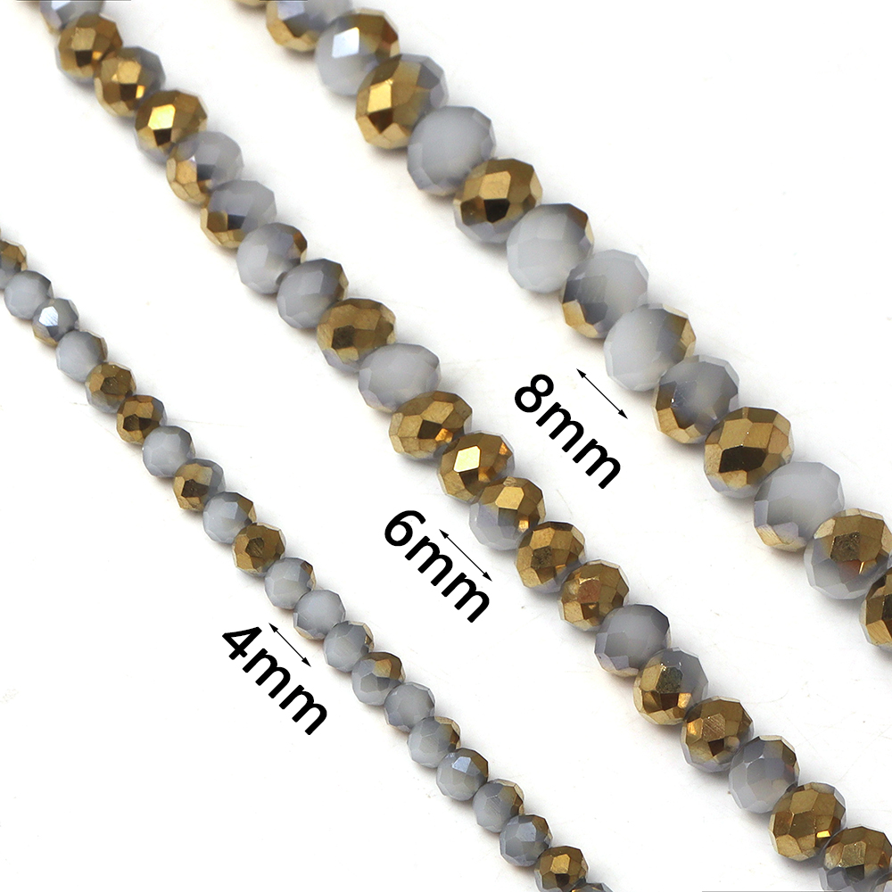 4/6/8mm Faceted Crystal Beads  - Jewelry Making Beginners review and price