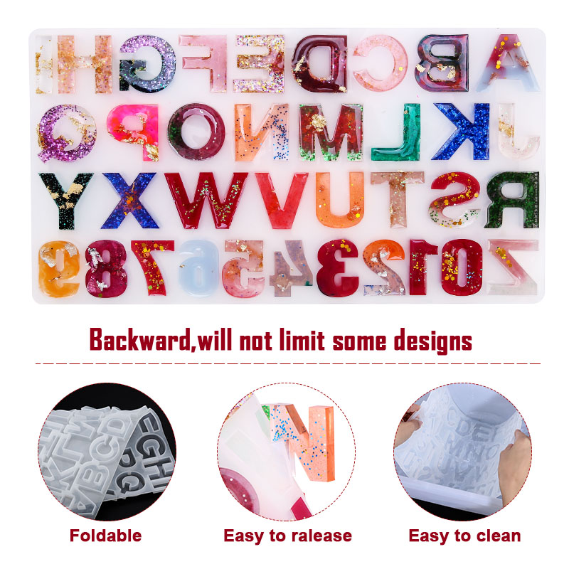 Alphabet Epoxy Resin Mold Kit  - Jewelry Making Uv Resin Kit review and price