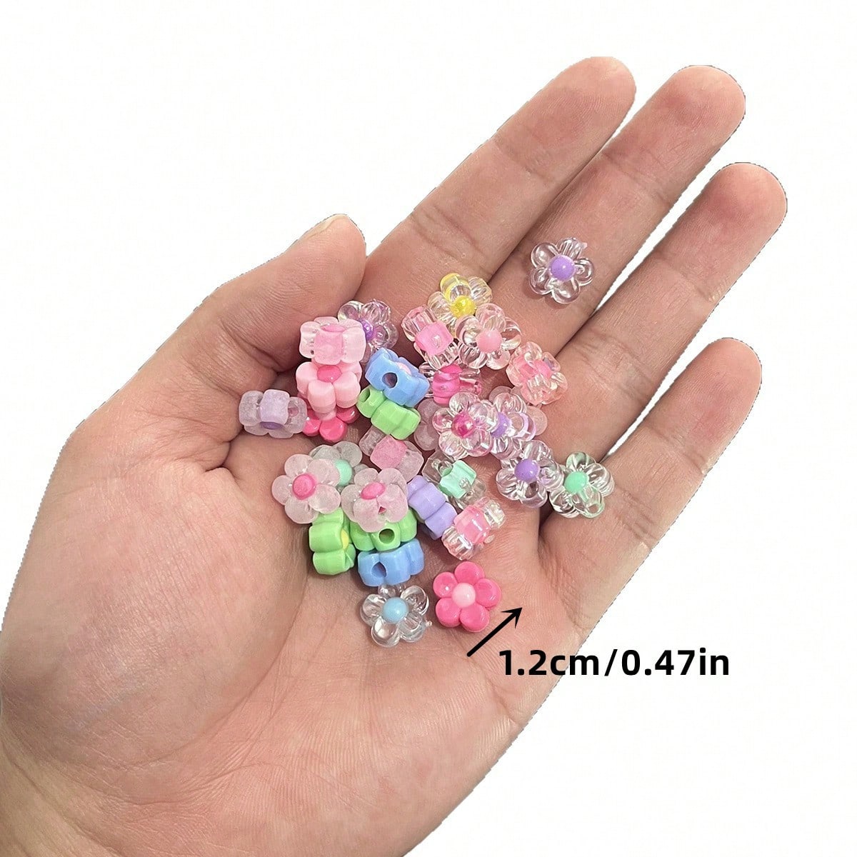 12mm 95pcs 5 colors Random col - Jewelry Making Business review and price
