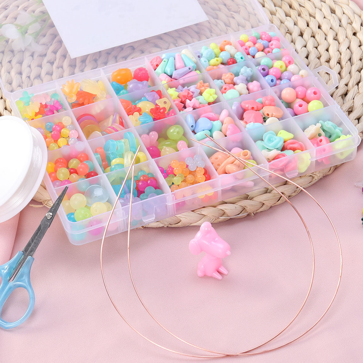 520Pcs DIY Beads Set for Jewel - Jewelry Making Kits For Kids review and price