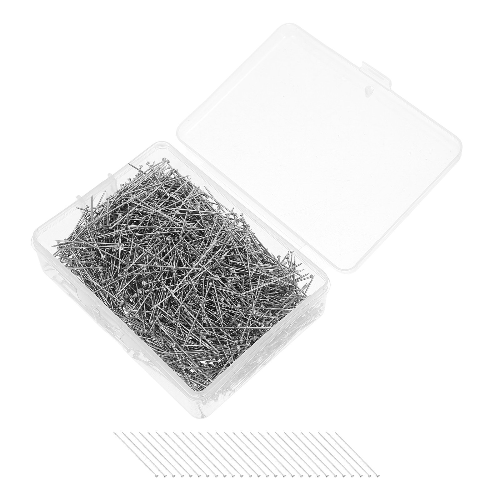 1600Pcs Stainless Steel Flat H - Jewelry Making Head Pins review and price