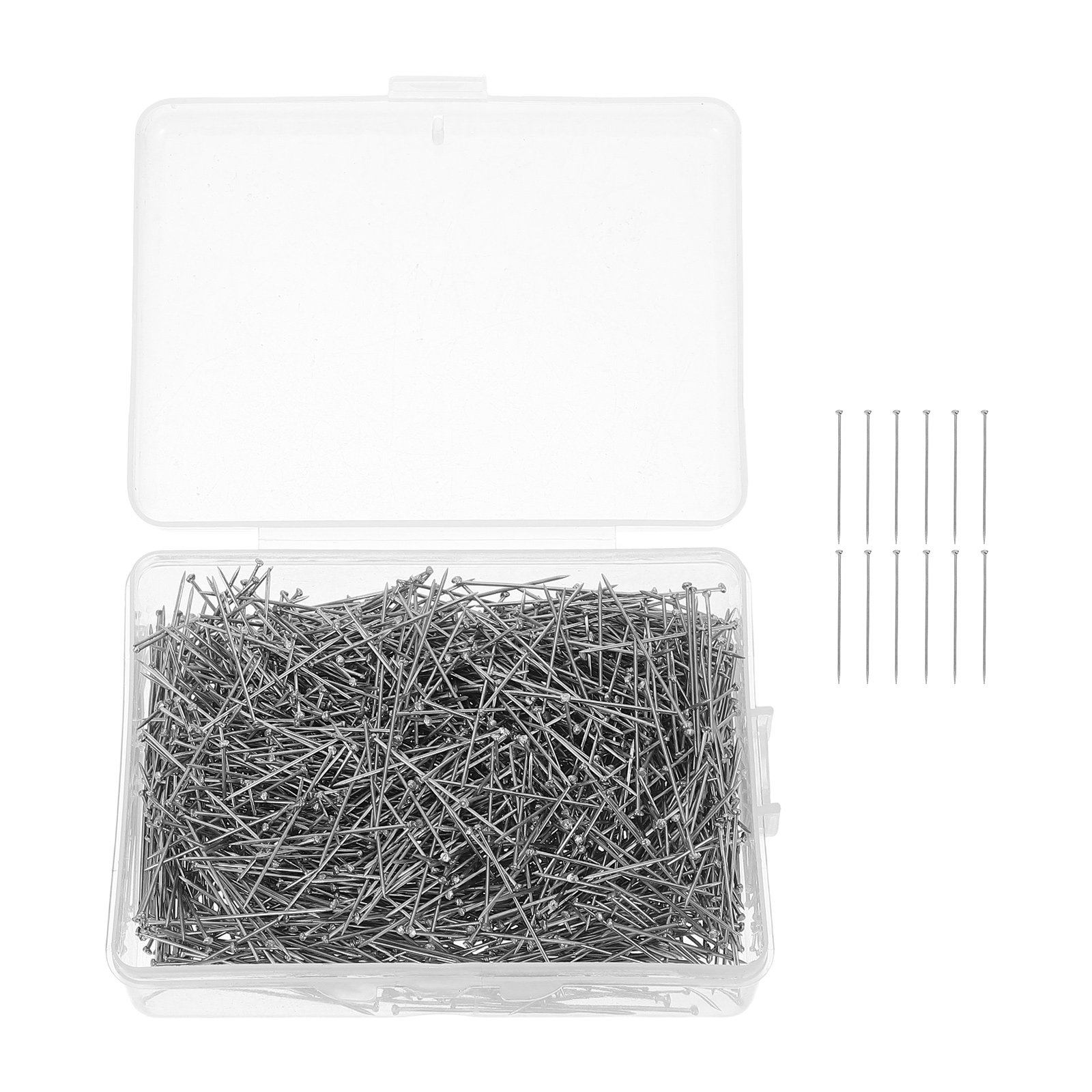 1600Pcs Stainless Steel Flat H - Jewelry Making Head Pins review and price