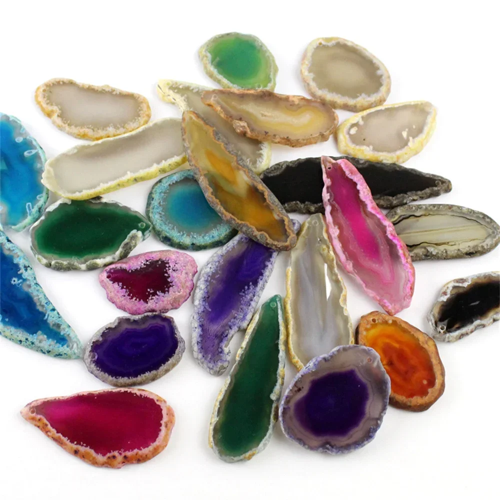 Polished Agate Slices Drilled  - Jewelry Making Table review and price