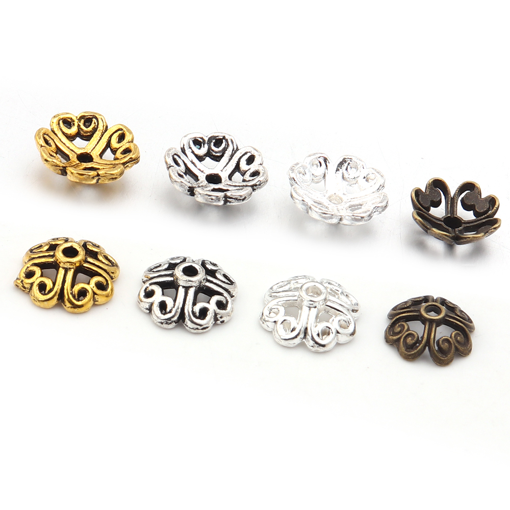 100pcs 8mm Alloy Hollow Out Fl - Jewelry Making Tray review and price