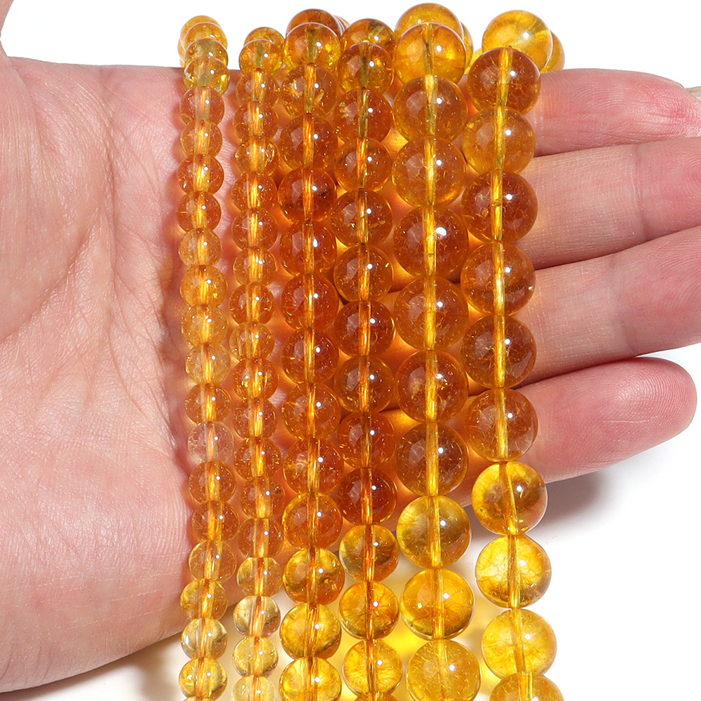 Citrine Loose Beads, Crackle C - Jewelry Making Beginners review and price