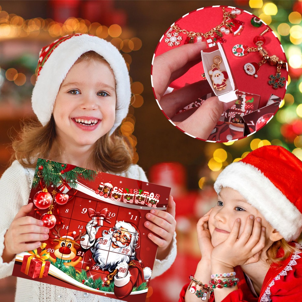Christmas Advent Calendar Char - Jewelry Making Kits For Kids review and price