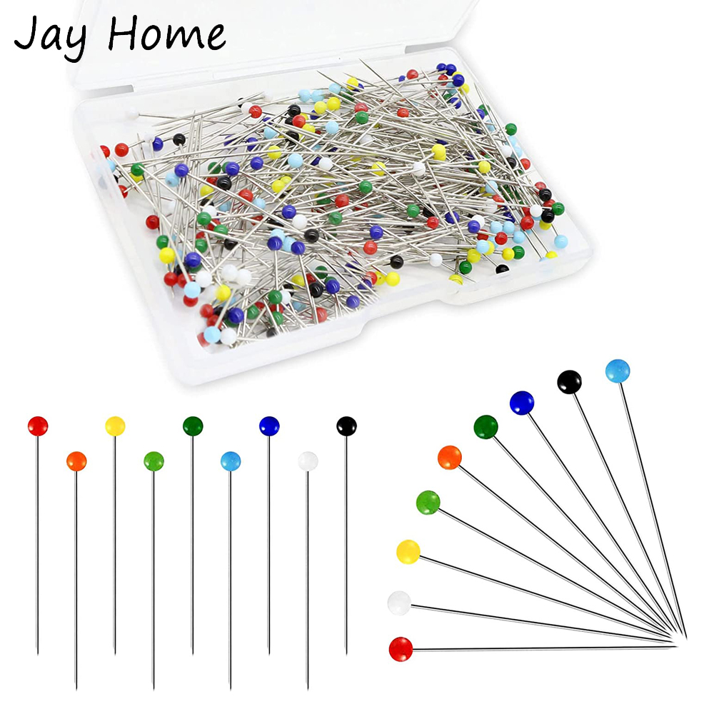 250PCS Sewing Pins Multicolor  - Jewelry Making Head Pins review and price