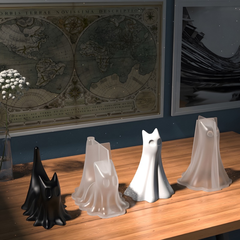 Ghost Cat Halloween Desktop Or - Jewelry Making Uv Resin Kit review and price