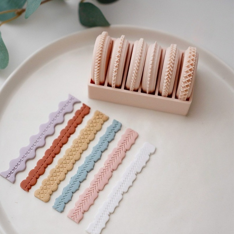 6pcs Polymer Clay Lace Texture - Jewelry Making Hand Tools review and price