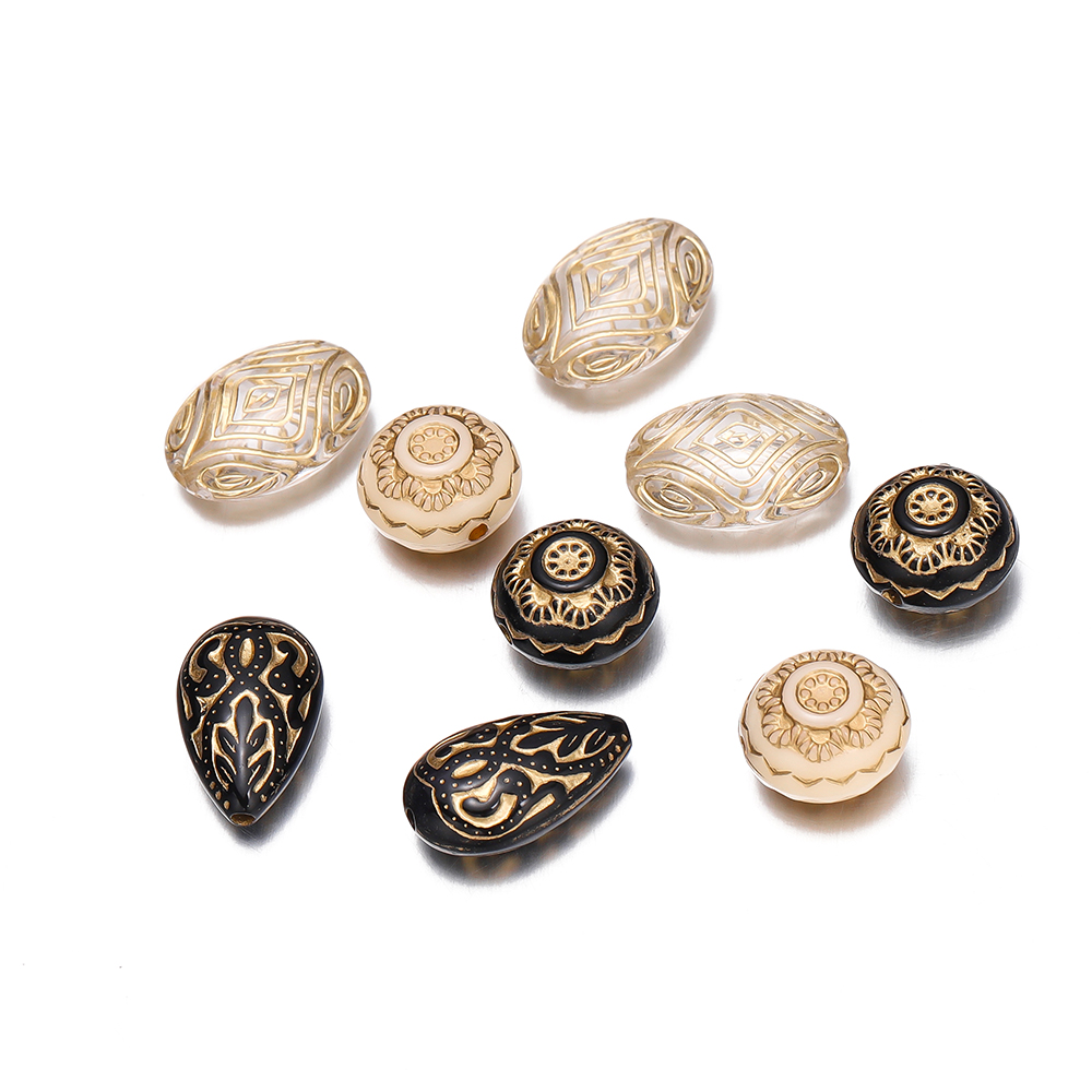 20Pcs Retro Color Drawing Flat - Jewelry Making Drawing review and price