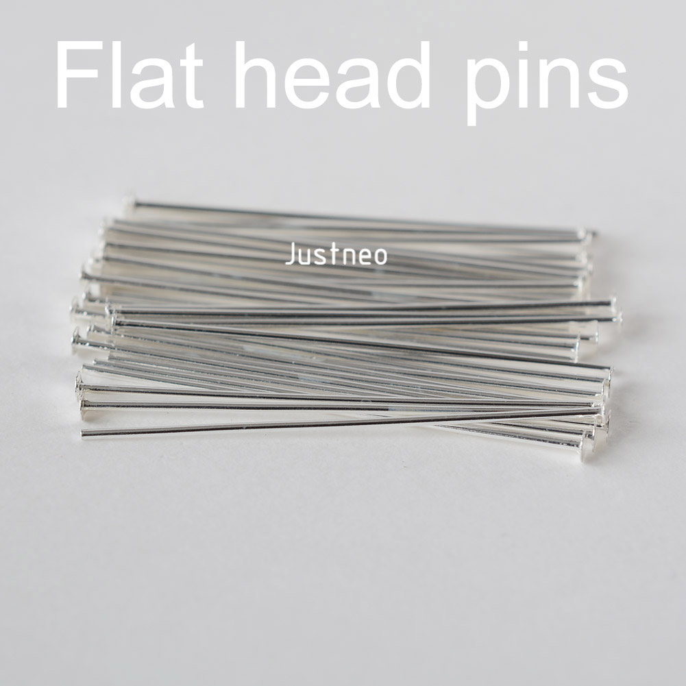 925 Sterling Silver Flat Head  - Jewelry Making Head Pins review and price
