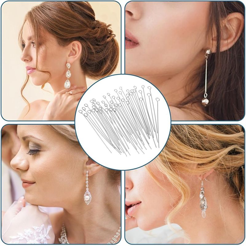 A01F-Hot 300 Pcs 1.6 Inch 304  - Jewelry Making Head Pins review and price