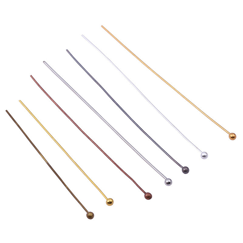 200pcs/lot 16 20 25 30 40 50mm - Jewelry Making Head Pins review and price