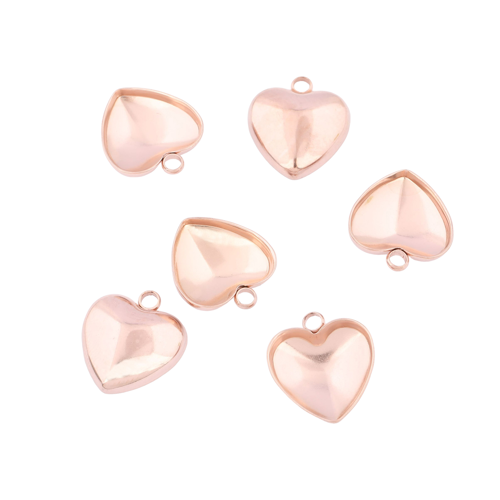 20pcs Stainless Steel 12mm Hea - Jewelry Making Tray review and price