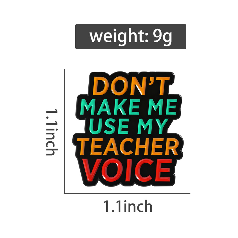 Teacher Vibes Enamel Pins Don' - Jewelry Making Quotes review and price