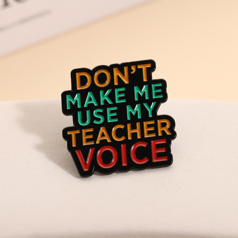 Teacher Vibes Enamel Pins Don' - Jewelry Making Quotes review and price
