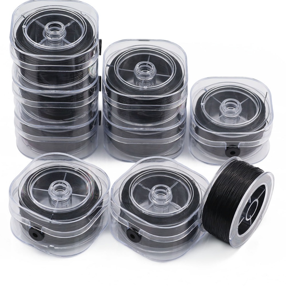 0.5-1mm Black Elastic Crystal  - Jewelry Making Beginners review and price