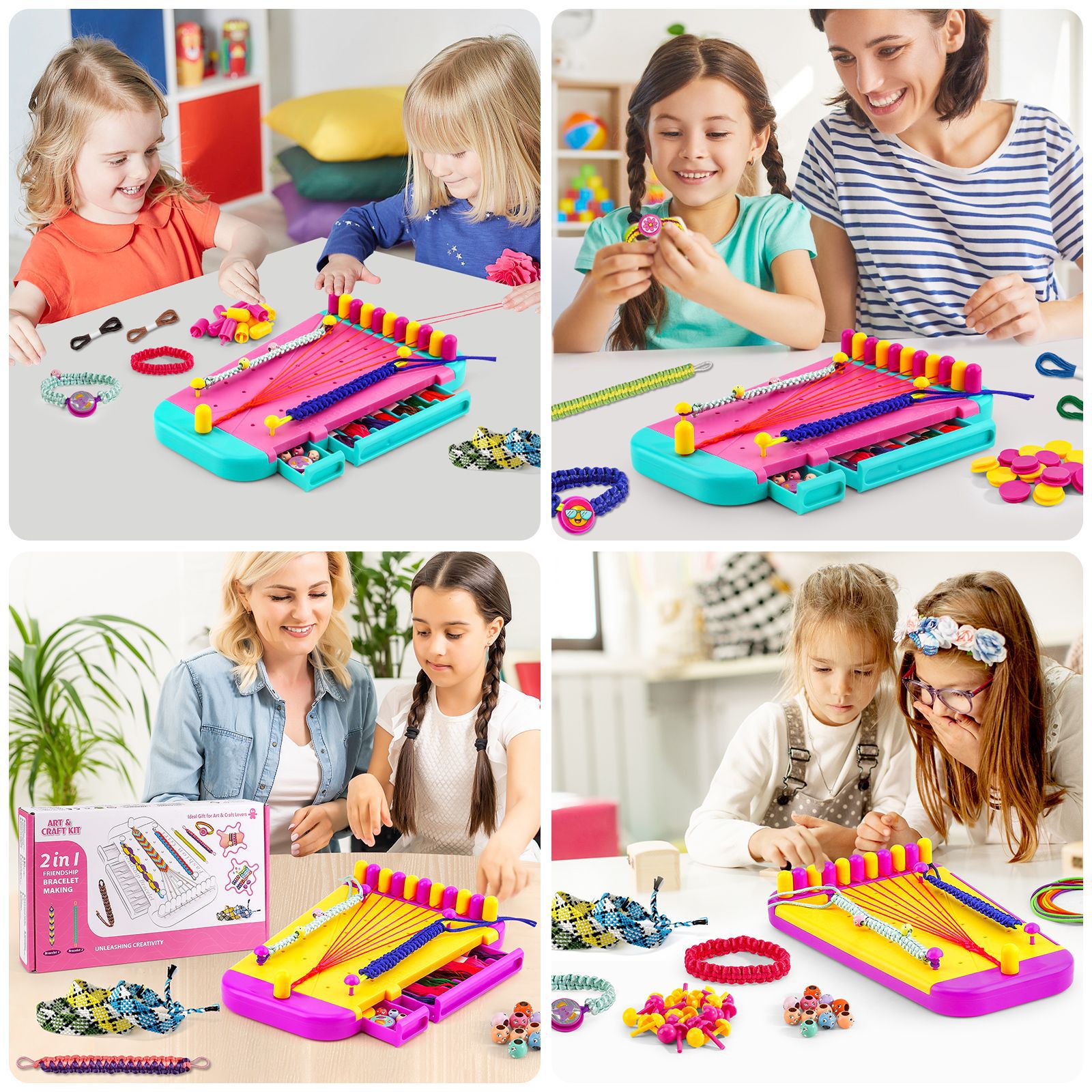 Bracelet Making Kit Toy for Gi - Jewelry Making Kits For Kids review and price