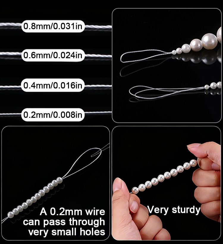 0.2/0.4/0.6/0.8mm Strong Elast - Jewelry Making Beginners review and price