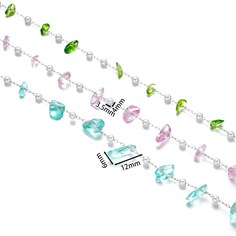 1Meter Crystal Glass Stone And - Jewelry Making Beginners review and price
