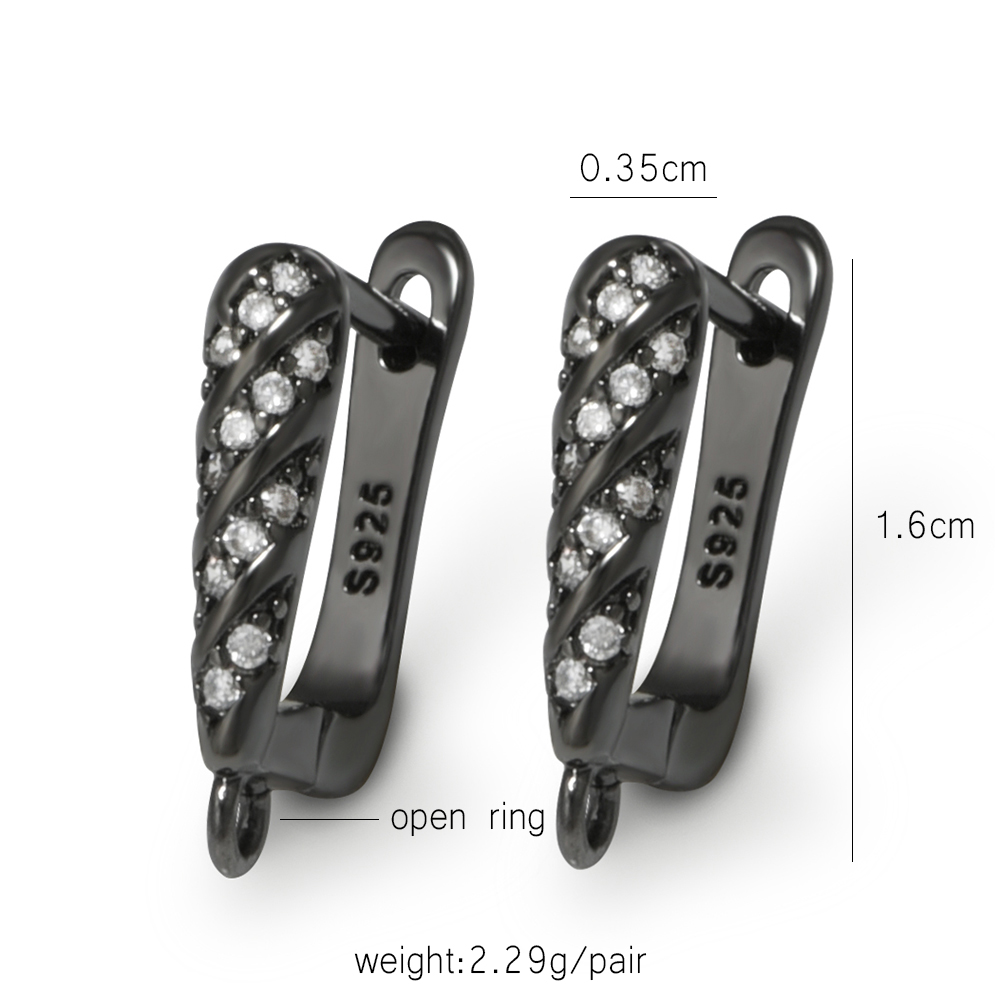 YANASI 1 Pair Gun Black  Brass - Jewelry Making Kit For Adults review and price