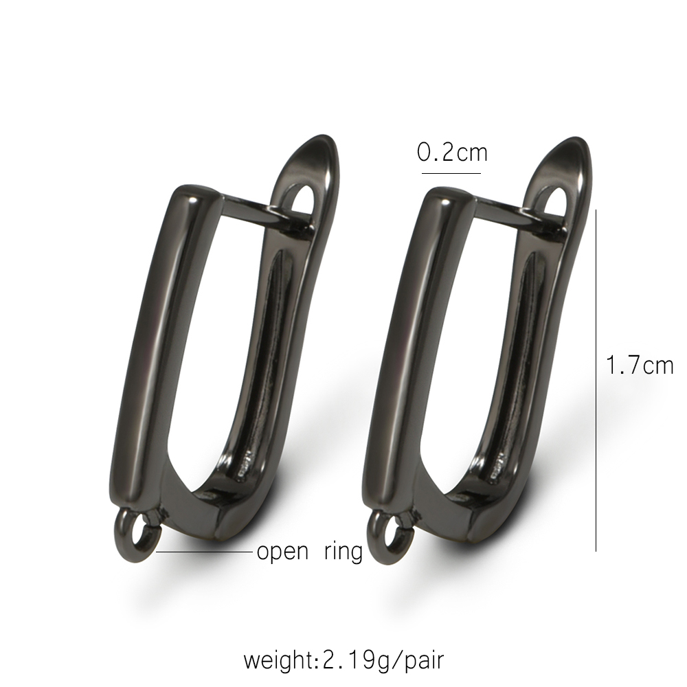 YANASI 1 Pair Gun Black  Brass - Jewelry Making Kit For Adults review and price