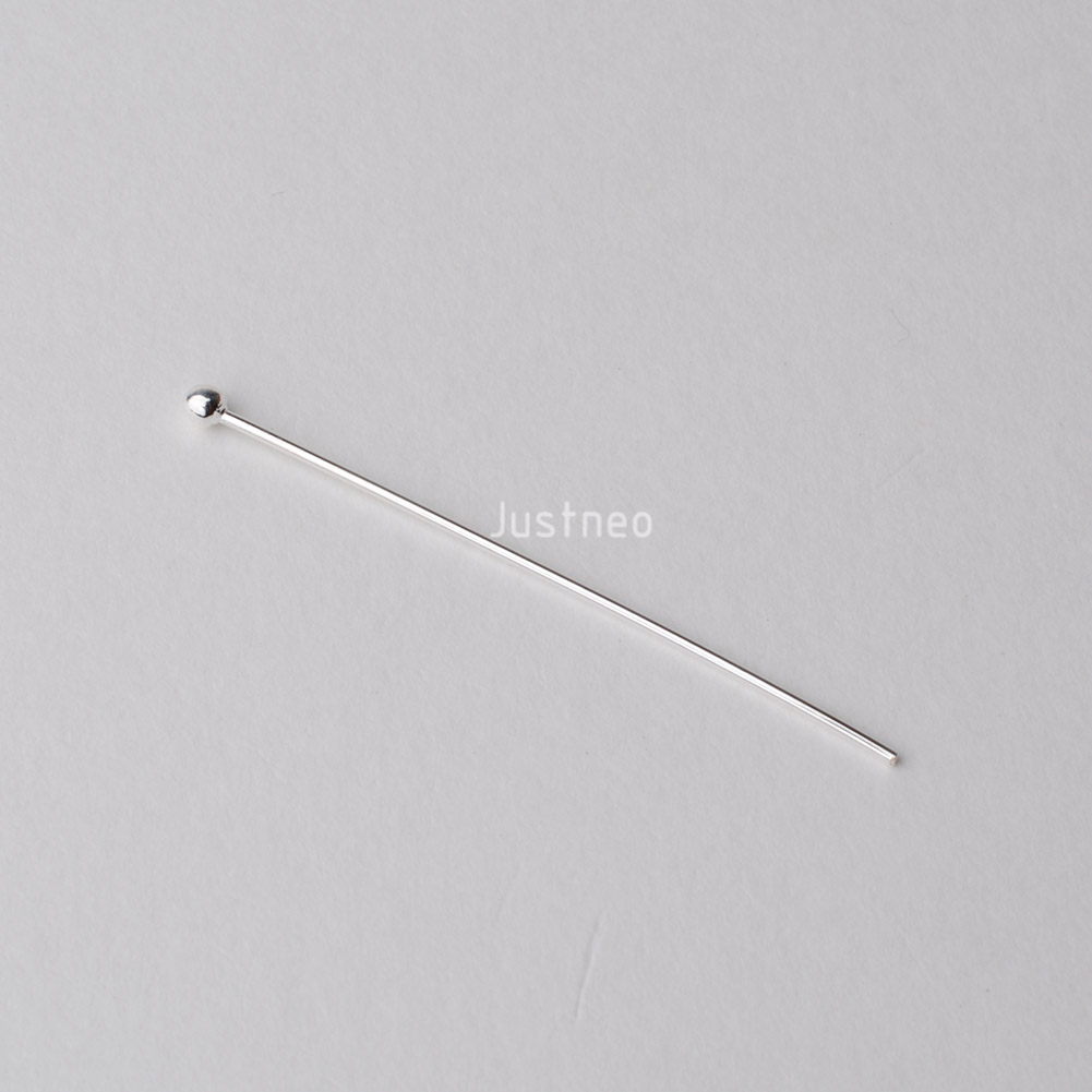 925 Sterling Silver Ball Head  - Jewelry Making Head Pins review and price
