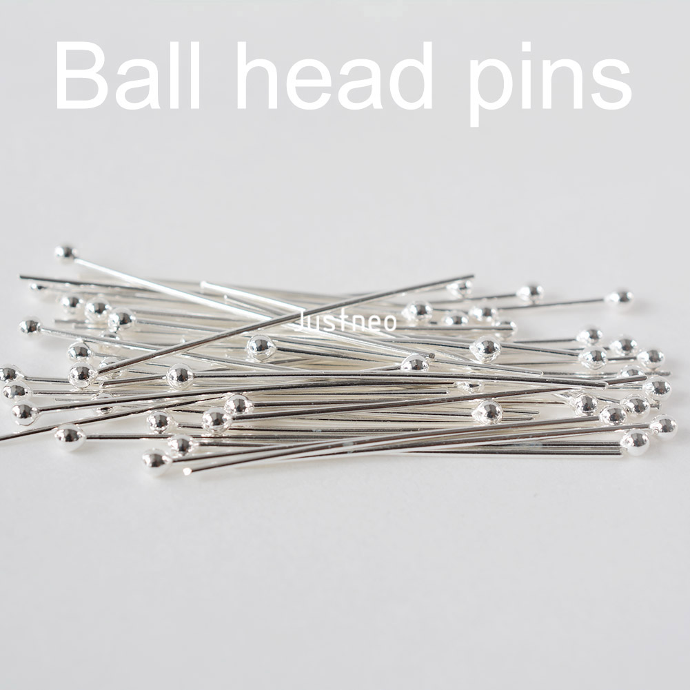 925 Sterling Silver Ball Head  - Jewelry Making Head Pins review and price