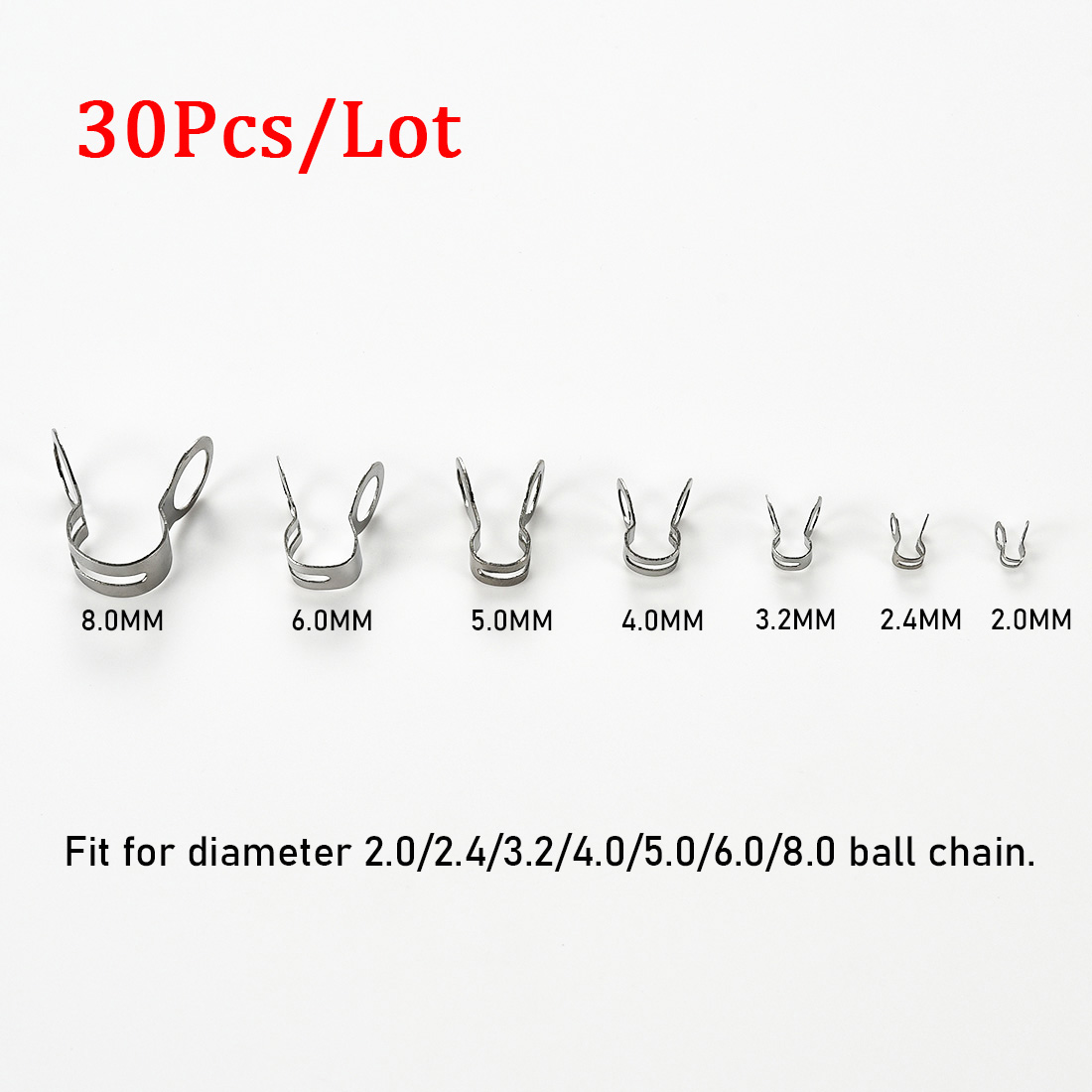 30Pcs Stainless Steel Ball Cha - Jewelry Making Pins review and price