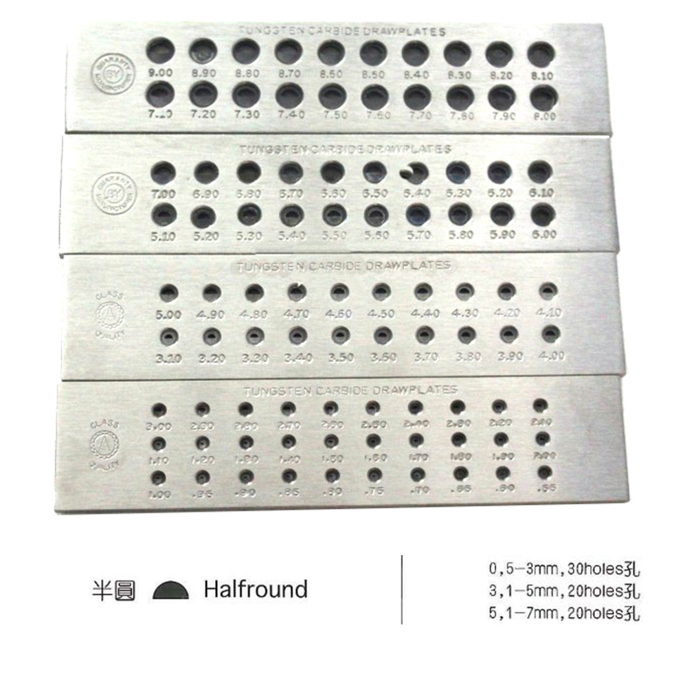 Half Round Tungsten Carbide Dr - Jewelry Making Drawing review and price