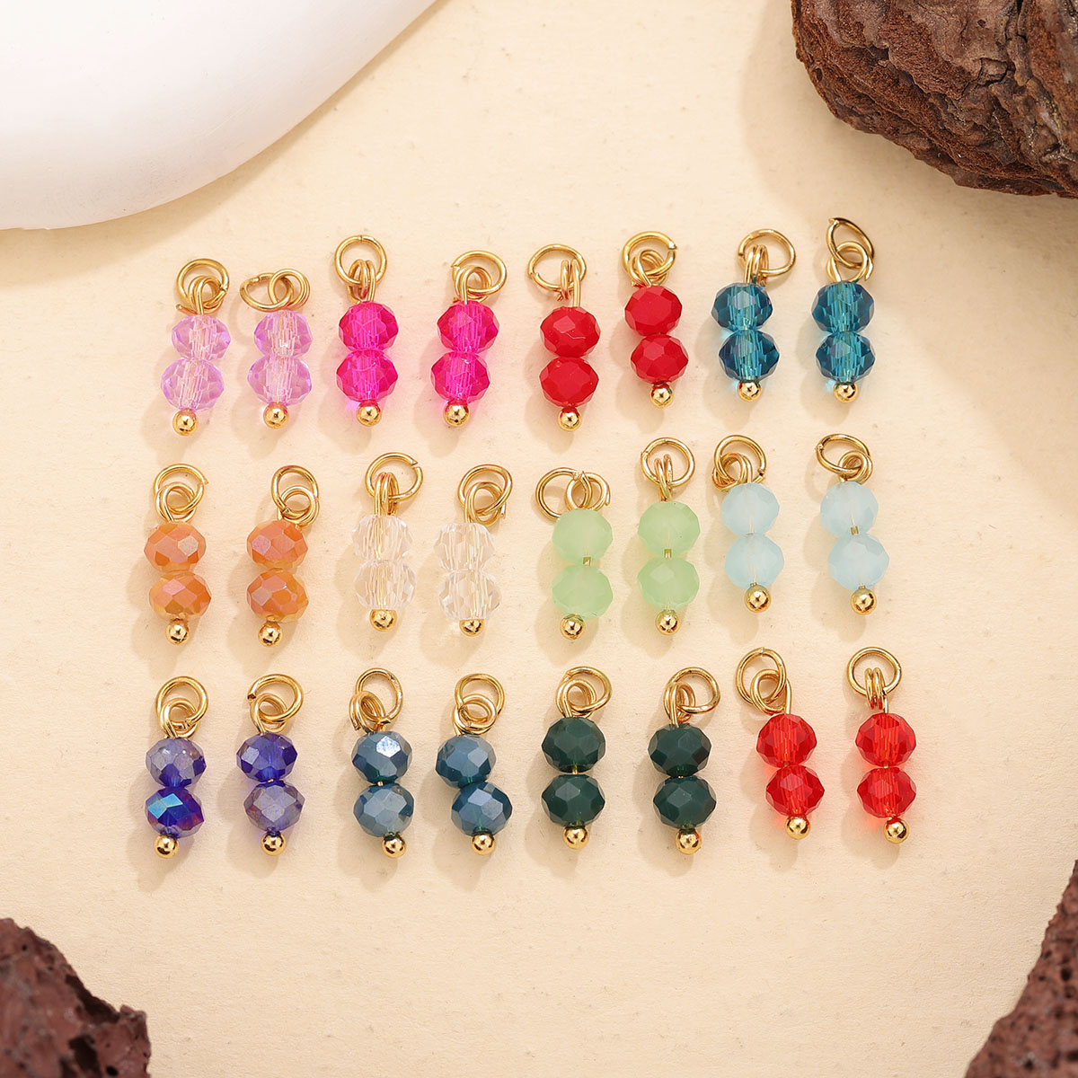10pcs Colored Crystal Double B - Jewelry Making Beginners review and price