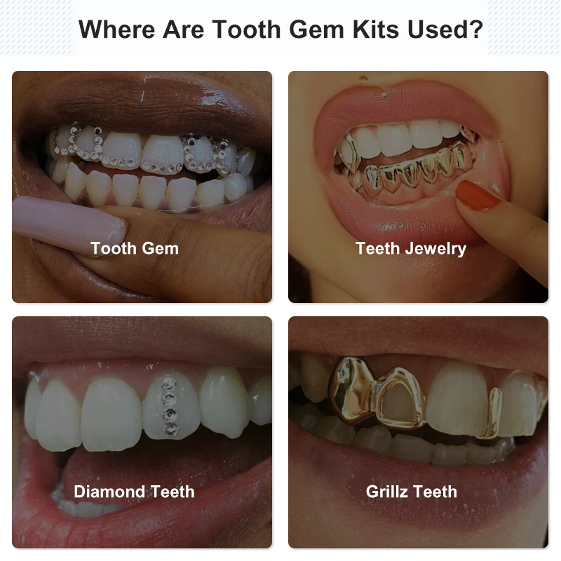 Tooth Gem Set Glue Kit with UV - Jewelry Making Uv Resin Kit review and price