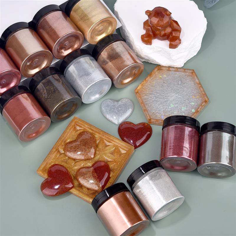 50g Shimmer Metallic Gold Silv - Jewelry Making Uv Resin Kit review and price