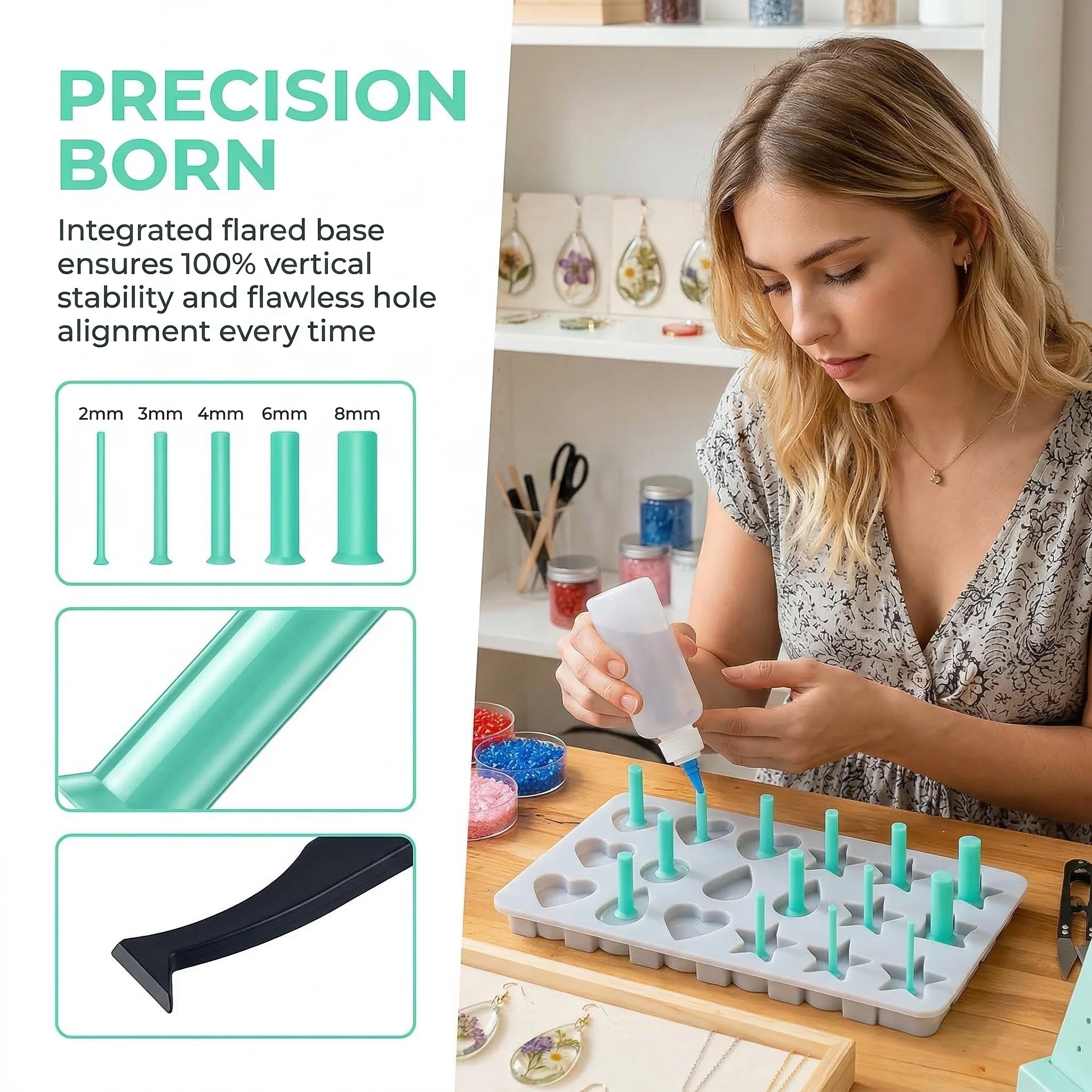 35pcs Resin Hole Opener Kit 2- - Jewelry Making Uv Resin Kit review and price